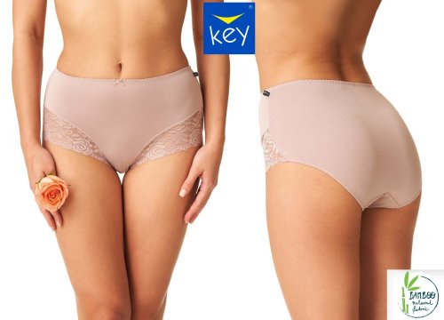 Труси жіночі класичні максі
Key LPF 002 BAMBUS Бежеві ( 1 шт.)