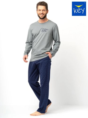 Піжама чоловіча / Домашній комплект
Key MNS 612 B25 3XL-4XL 