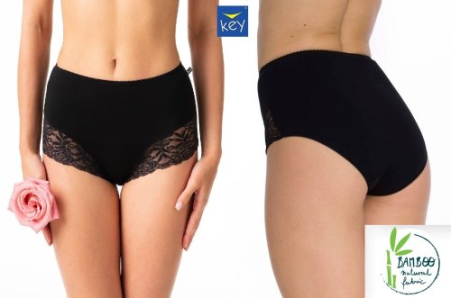 Трусы женские классические макси
Key LPF 002 BAMBUS Чёрные ( 1 шт.)