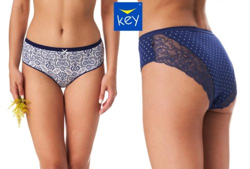 Труси жіночі бікіні високі
Key LPC 762 А23 (набІр 2 шт.) 