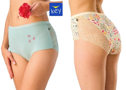 Трусы женские бикини высокие
Key LPF 570 A26  (набор 2 шт.)