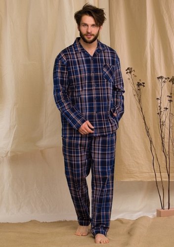 Пижама мужская из хлопка / Домашний комплект
Key MNS 466 B20
