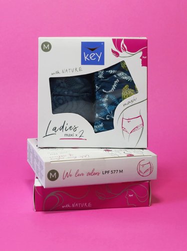 Труси жіночі класичні максі
Key LPF 577 B25  (набір 2 шт.)