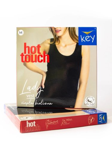 Термомайка женская Key LVS 729  Hot Touch  Светло-серый меланж