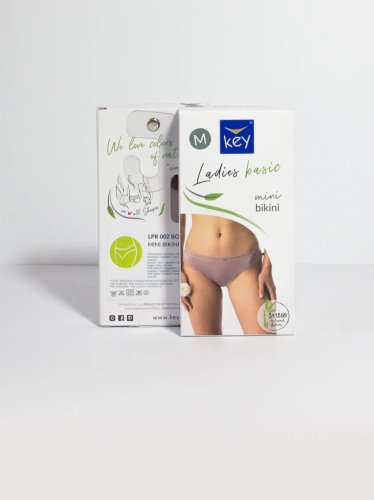 Трусики бикини
Key LPR 002 BAMBUS Бежевые ( 1 шт.)
