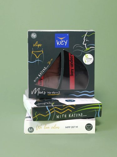 Трусы слипы мужские
Key MPP 287 B25